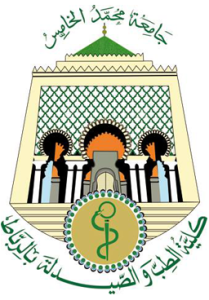 شعار كلية الطب والصيدلة بالرباط
