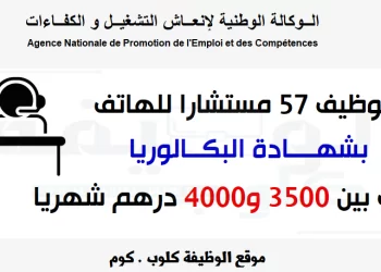مراكز للإتصال: توظيف 57 مستشارا للهاتف بشهادة البكالوريا براتب بين 3500 و4000 درهم شهريا