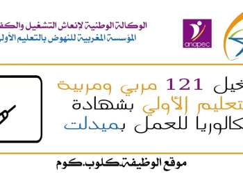 أنابيك ميدلت تعلن عن تشغيل 121 مربي ومربية التعليم الأولي