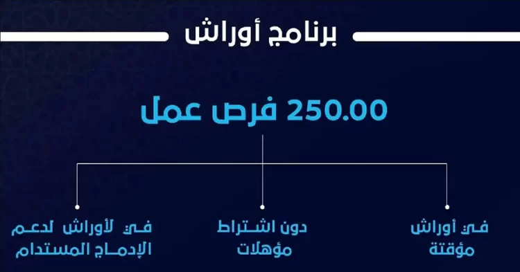 برنامج اوراش 2023 التفاصيل وشروط التسجيل
