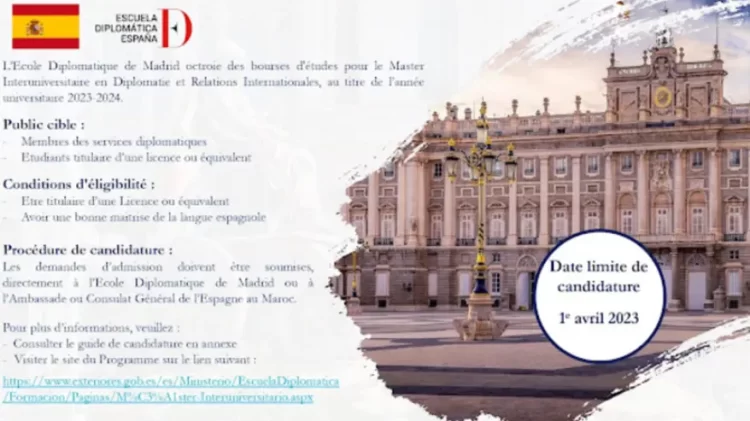 منح دراسية باسبانيا 2023-2024 Bourses d'études en Espagne