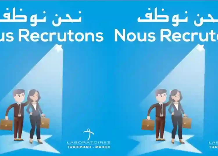 TRADIPHAR recrute des Délégués Médicaux