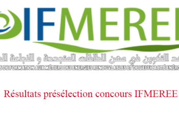 Résultats présélection concours IFMEREE 2023
