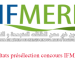 Résultats présélection concours IFMEREE 2023