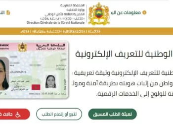 الحصول على البطاقة الوطنية للتعريف الإلكترونية لأول مرة CNIE