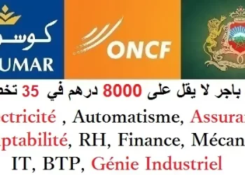 Recrutement anapec 15 Profils Salaires 8000 à 29000 Dhs