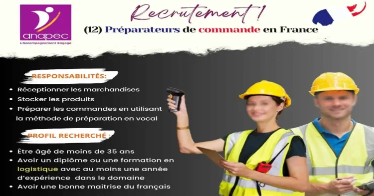 Recrutement des Préparateurs de commande en France