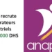 Anapec recrute 50 Opérateurs Industriels Salaire 4000 DHS