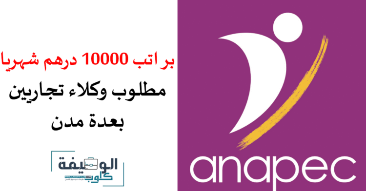 براتب 10000 درهم شهريا توظيف وكلاء تجاريين بعدة مدن