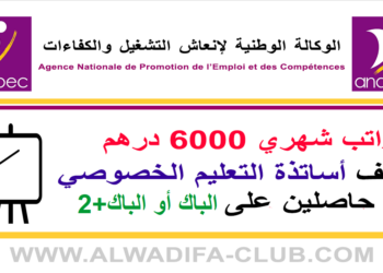 توظيف 136 أستاذ(ة) للتعليم الخصوصي حاصلين على الباك أو الدبلوم أو الإجازة براتب يصل الى 6000 درهم شهريا