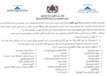 وزارة الاقتصاد والمالية تعلن عن مباريات توظيف في عدة مناصب وتخصصات، 523 منصب، آخر أجل 20 مارس 2024