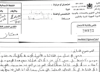 جواب نموذجي في مادة الفلسفة تلميذ(ة) حصل على ( 20/20 ) في الامتحان الوطني لكل مسالك الشعب العلمية و التقنية والمهنية