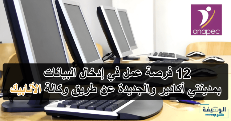 فرصة عمل في إدخال البيانات