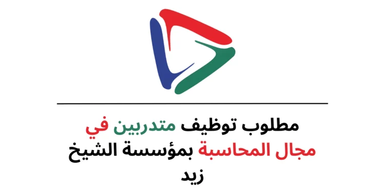 توظيف متدربين في مجال المحاسبة بمؤسسة الشيخ زيد