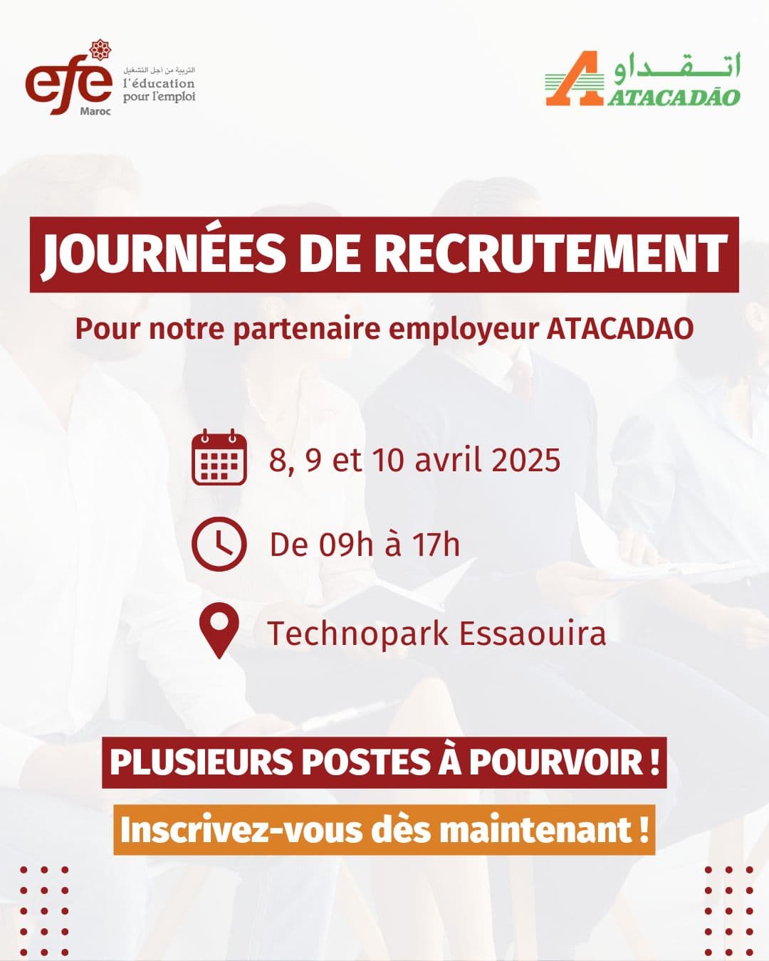 Carrières chez Atacadão: inscrivez-vous aux journées de recrutement 2025 Carrières chez Atacadão: inscrivez-vous aux journées de recrutement 2025