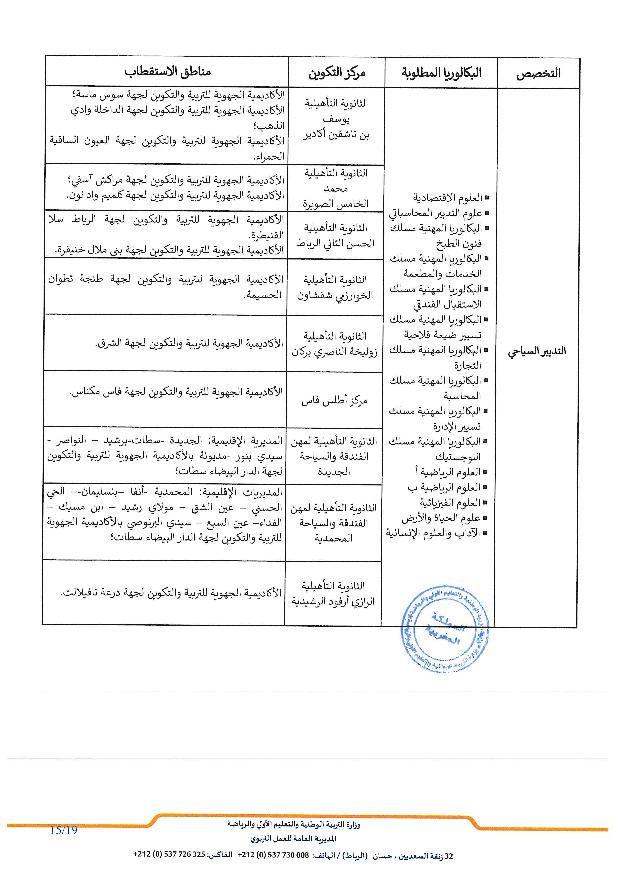 مذكرة الولوج إلى أقسام تحضير شهادة التقني العالي 2025-2026 مذكرة الولوج إلى أقسام تحضير شهادة التقني العالي 2025-2026