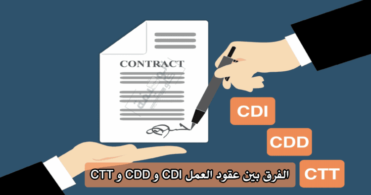 الفرق بين عقد عمل CDD و CDI و CTT: أيهما الأفضل؟ شرح شامل ومبسط
