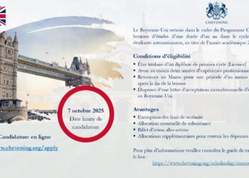 Bourses d'études en Royaume-Uni 2026-2027