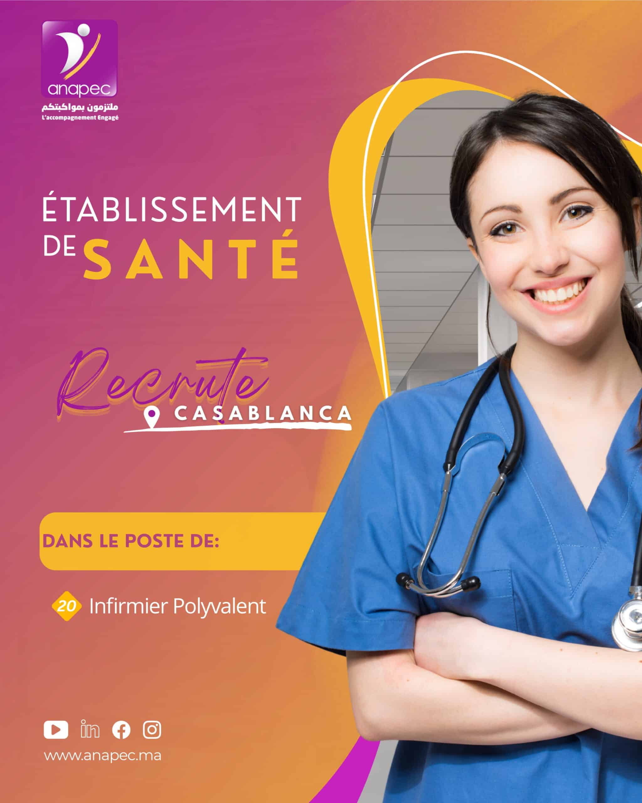 ANAPEC: 141 Offres d’Emploi dans la Logistique Portuaire et le Secteur de la Santé ANAPEC: 141 Offres d’Emploi dans la Logistique Portuaire et le Secteur de la Santé