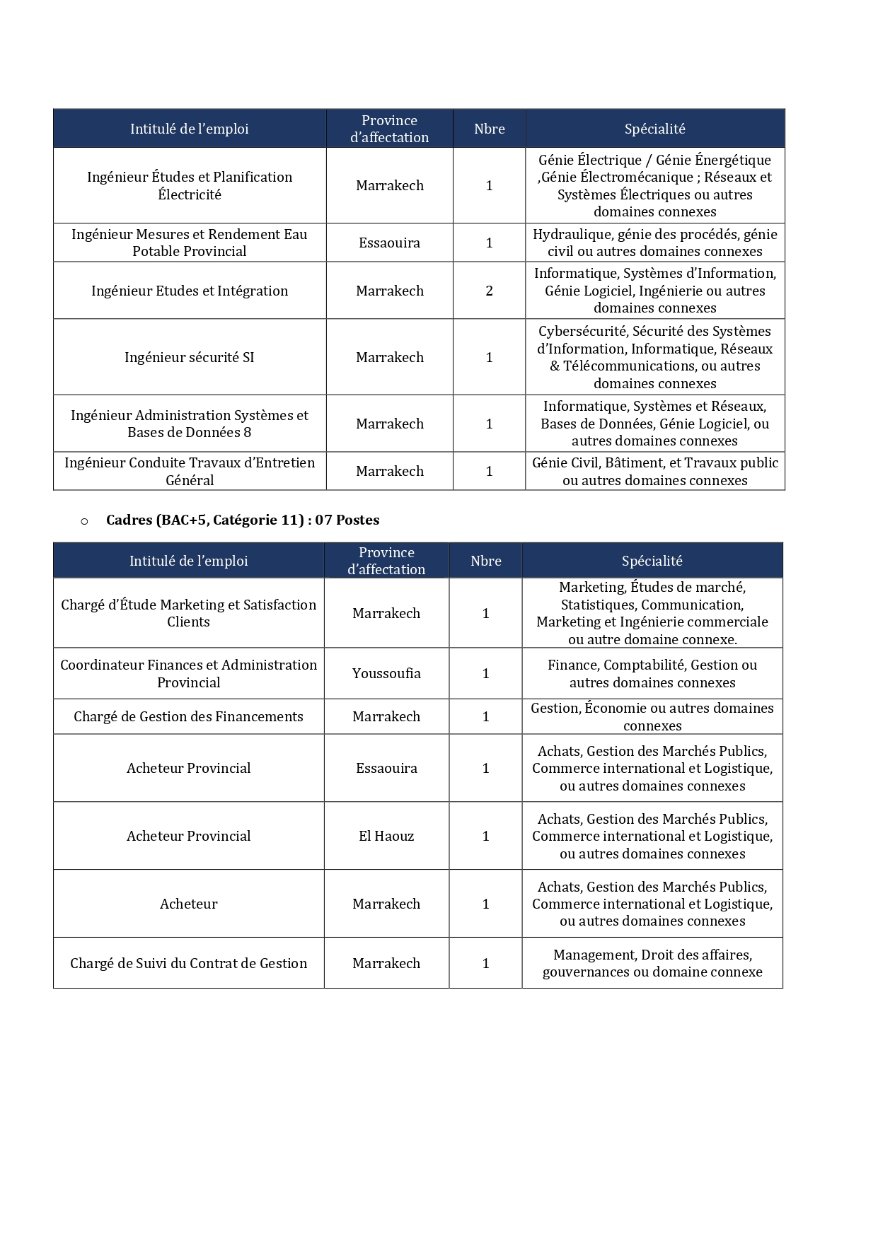مباراة توظيف 63 منصبا بالشركة الجهوية متعددة الخدمات مراكش آسفي 2025 مباراة توظيف 63 منصبا بالشركة الجهوية متعددة الخدمات مراكش آسفي 2025