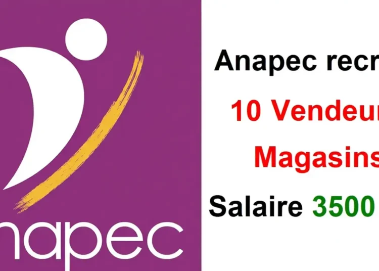 ANAPEC Recrute (10) Postes de Vente (Marrakech et Nouacer)