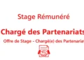 Offre de Stage – Chargé(e) des Partenariats