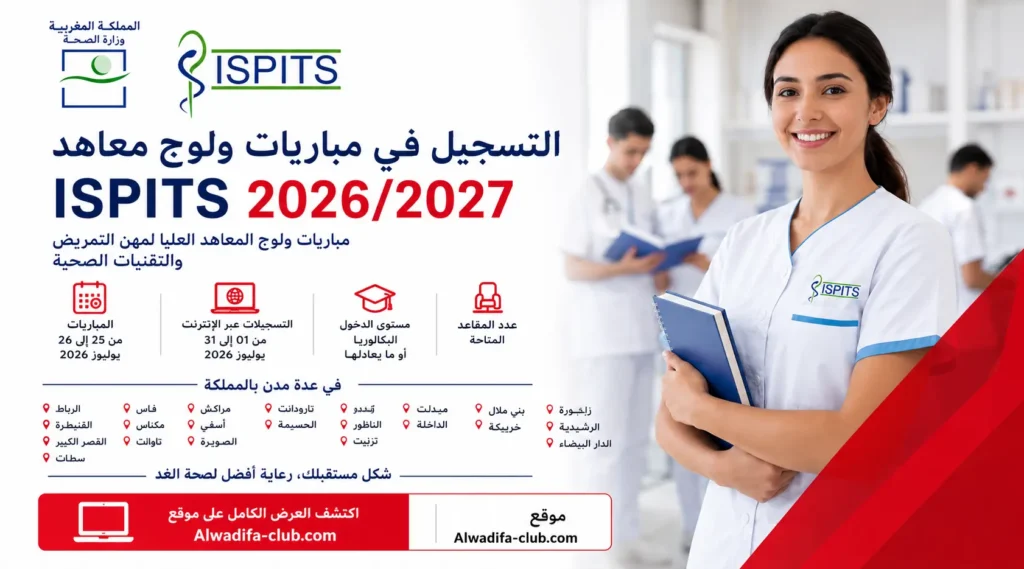 ispits.sante.gov.ma 2026-2027 التسجيل في مباراة التمريض