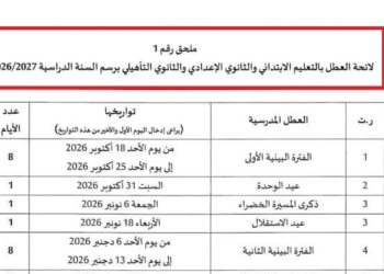 لائحة العطل المدرسية 2026-2027 بالمغرب