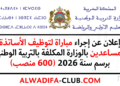 مباراة الوزارة المكلفة بالتربية الوطنية 2026
